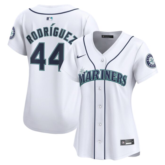 Women’s Seattle Mariners Julio Rodríguez Nike White Home Limited Player Jersey