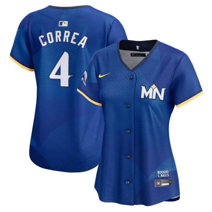 Women’s Minnesota Twins Carlos Correa Nike Royal 2024 City Connect Limited Jersey
