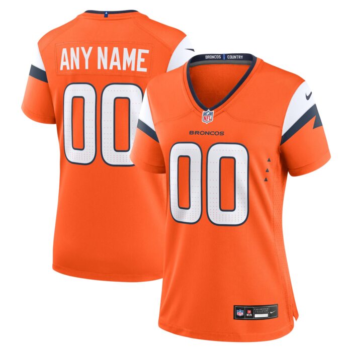 Women’s Denver Broncos Nike Orange Mile High Collection Custom Game Jersey