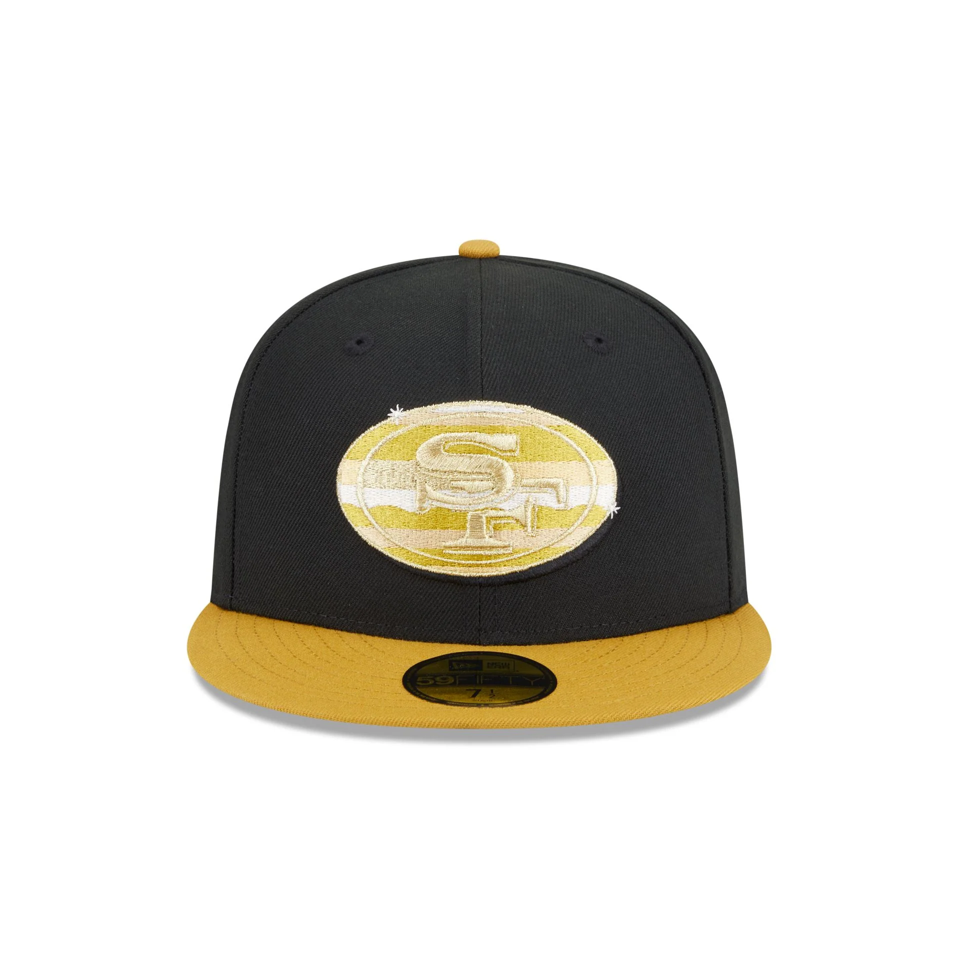 San Francisco 49ers Metallic Gold Logo 59FIFTY Fitted Hat