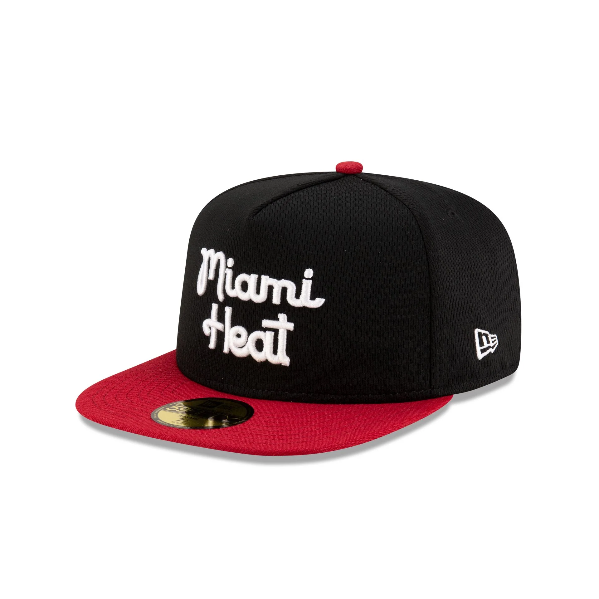 Miami Heat Dashmark Mesh 59FIFTY A-Frame Fitted Hat