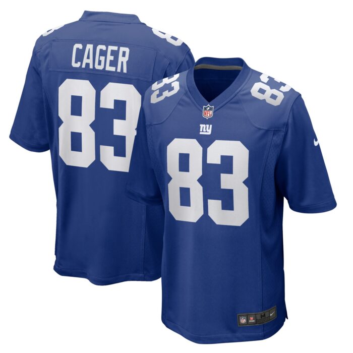 Men’s New York Giants Lawrence Cager Nike Royal Home Game Player Jersey