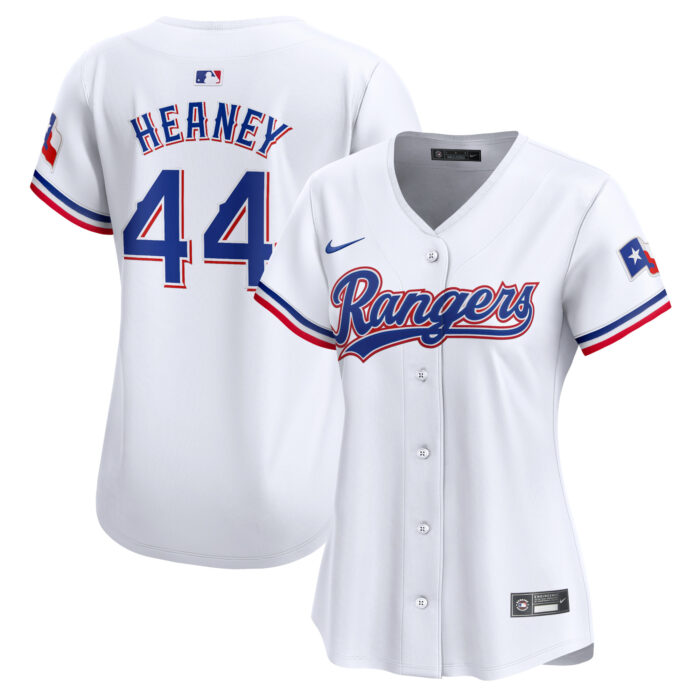 Women’s Texas Rangers Andrew Heaney Nike White Home Limited Player Jersey