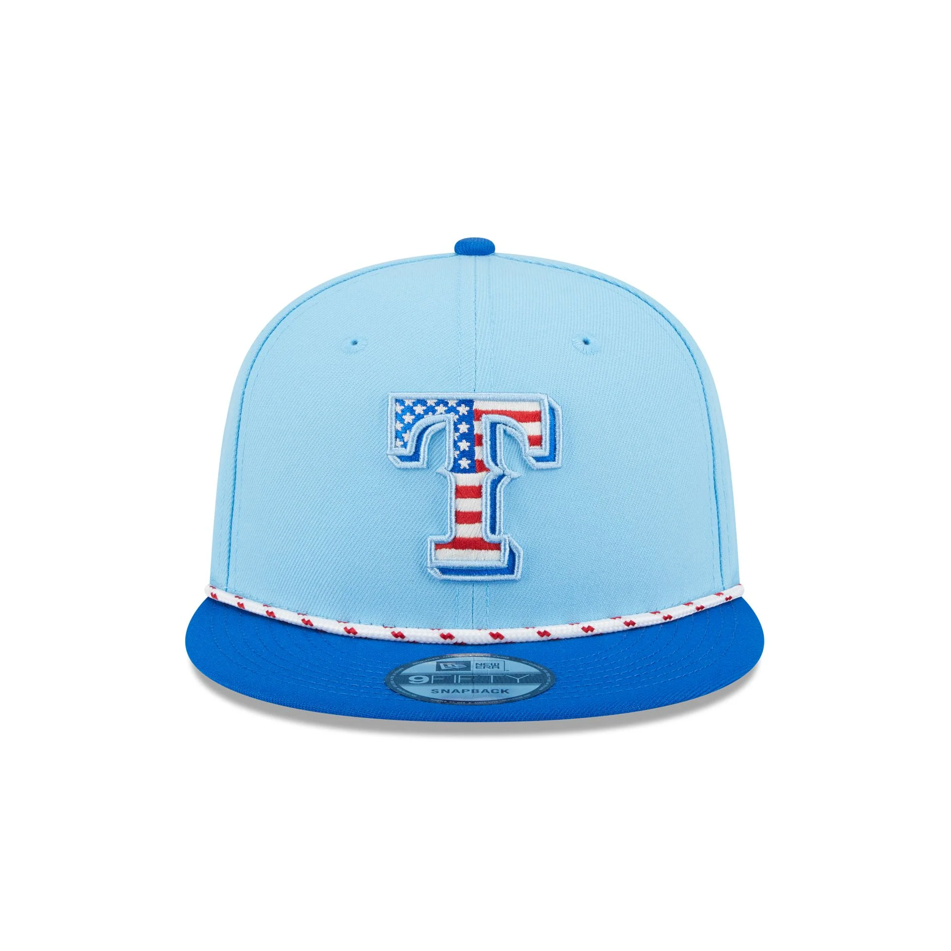 Texas Rangers Independence Day 2025 9FIFTY Snapback Hat