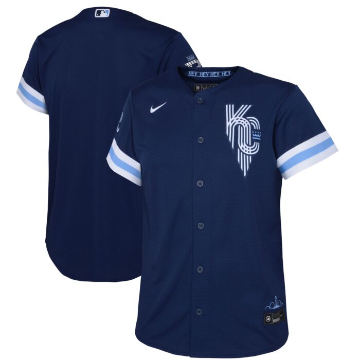 Preschool Kansas City Royals Nike Navy City Connect Replica Jersey