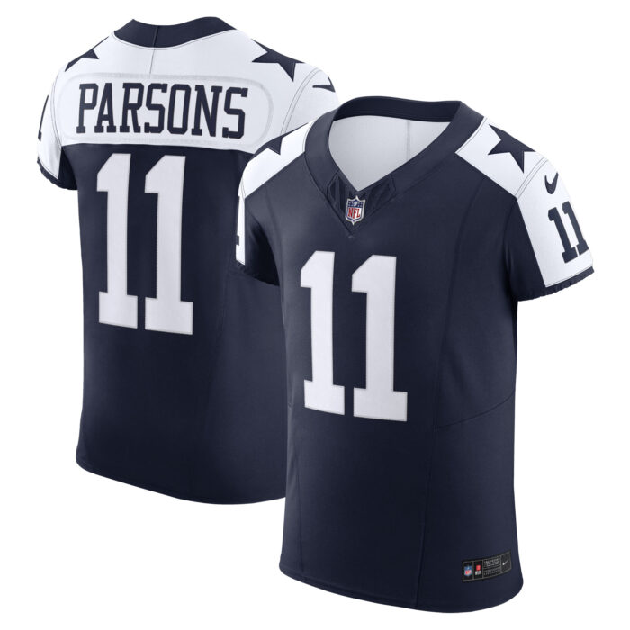 Men’s Dallas Cowboys Micah Parsons Nike Navy Alternate Vapor F.U.S.E. Elite Jersey