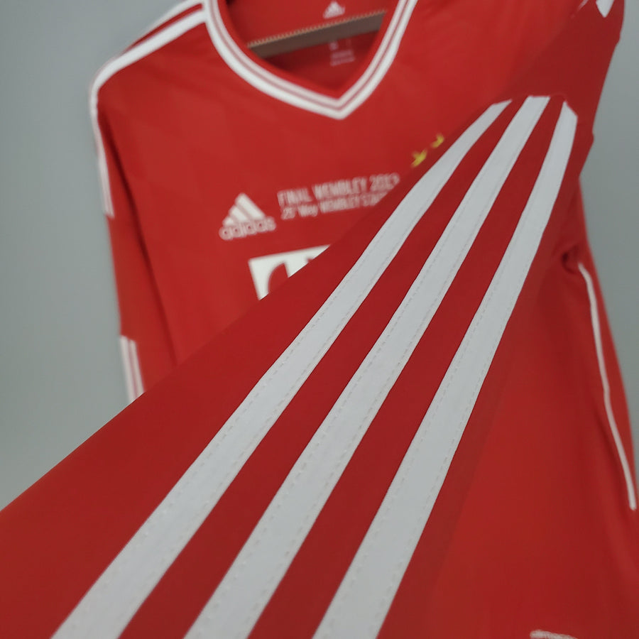 Bayern M??nchen Home Jersey 13-14 Retro Long Sleeve
