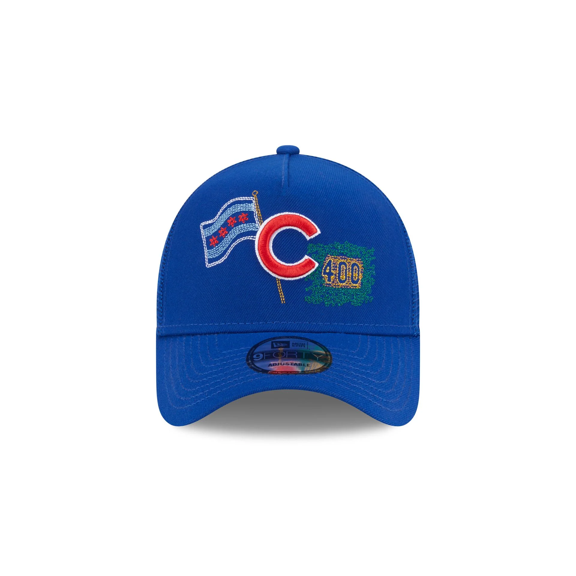Chicago Cubs State Stitch 9FORTY A-Frame Trucker Hat