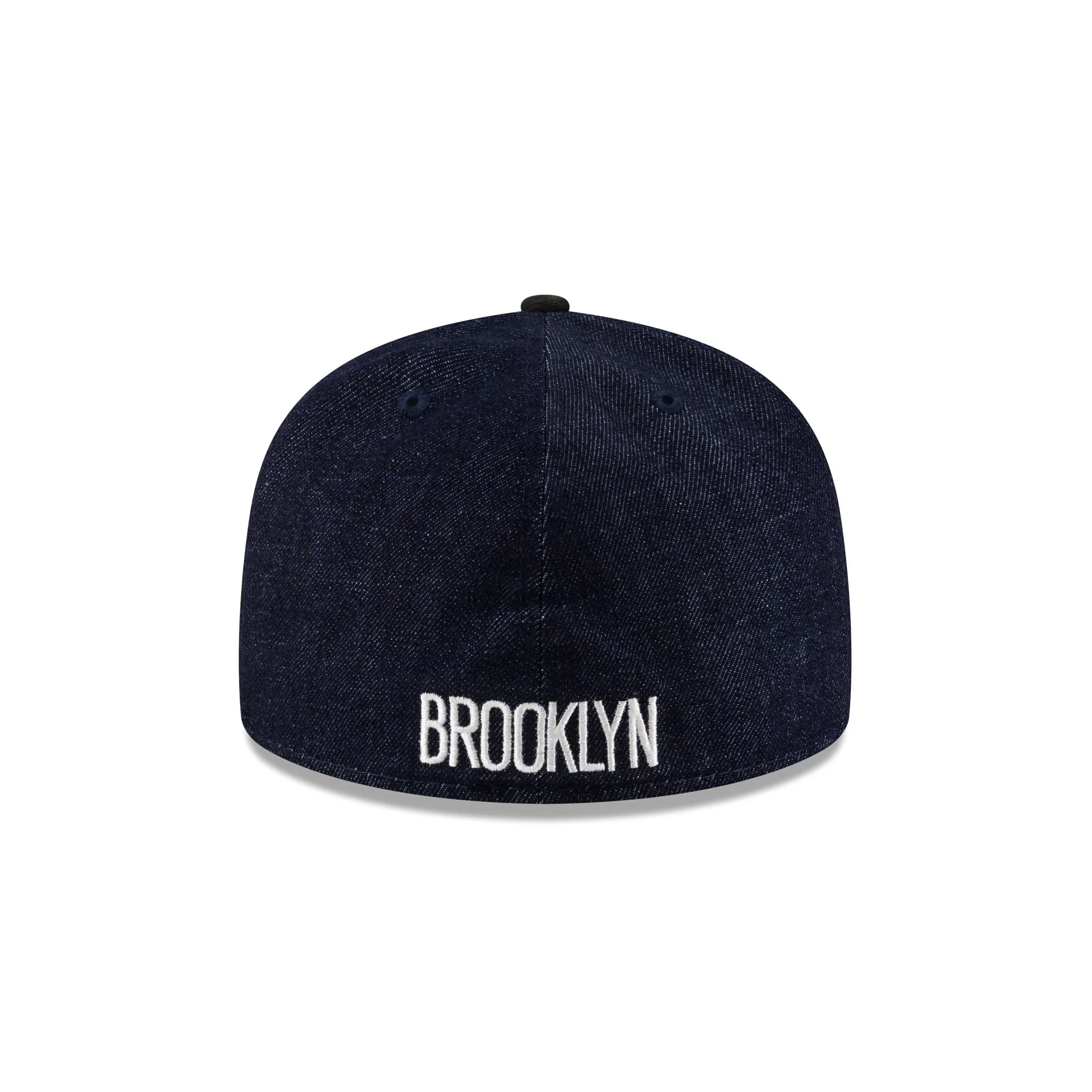 Brooklyn Nets Navy Denim 59FIFTY A-Frame Fitted Hat