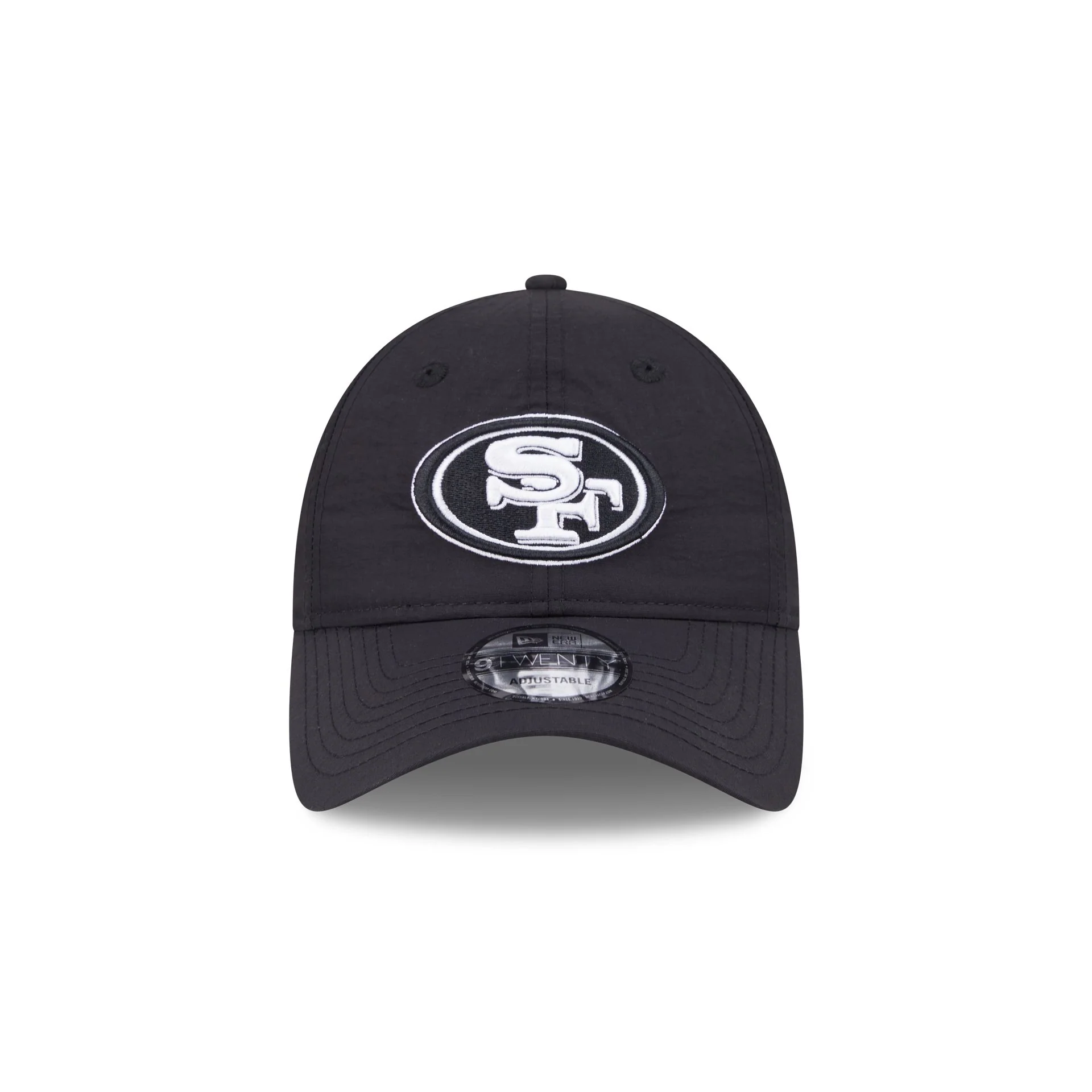 San Francisco 49ers Everyday Nylon Black 9TWENTY Adjustable Hat