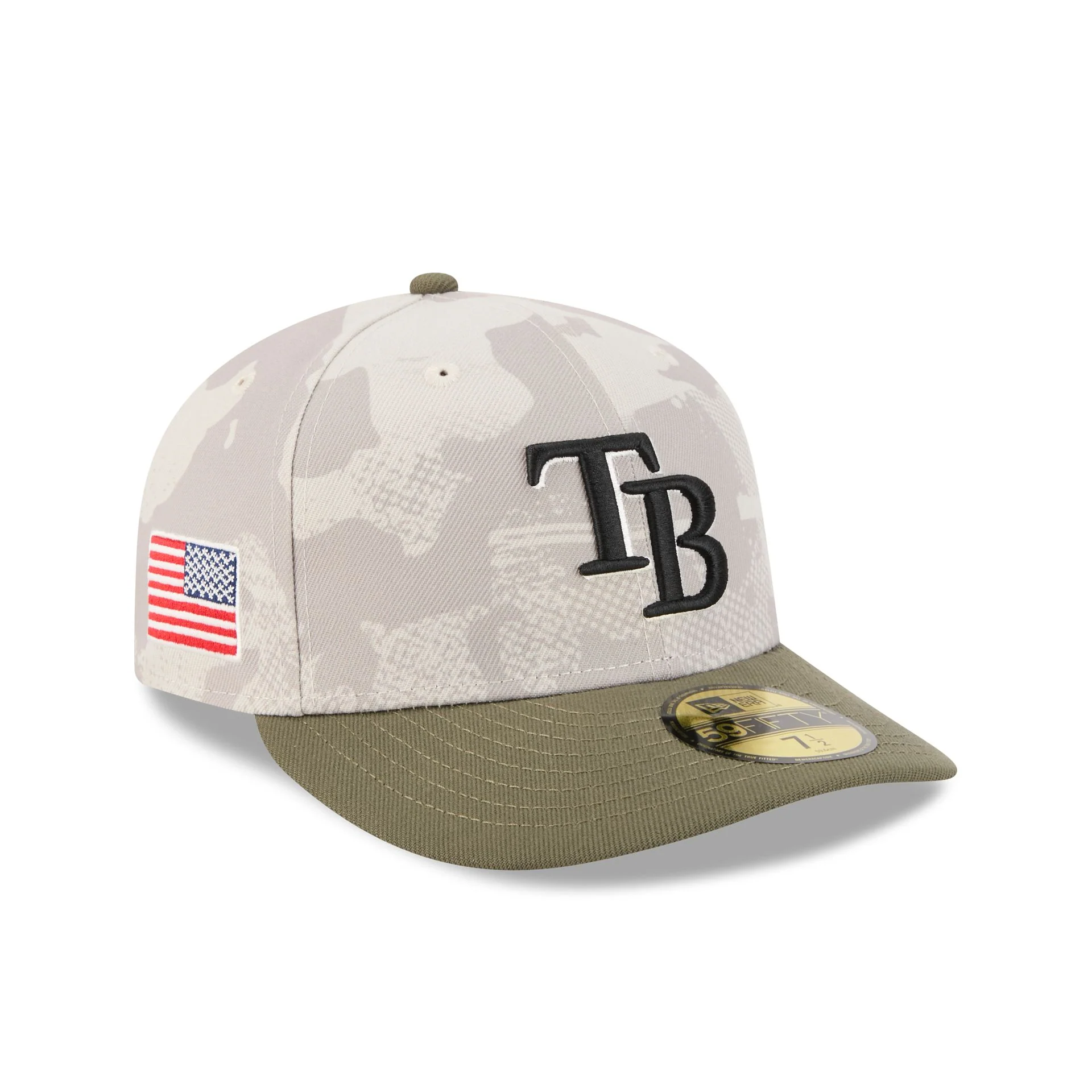 Tampa Bay Rays Armed Forces Day 2025 59FIFTY Fitted Hat