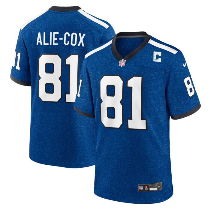 Men’s Indianapolis Colts Mo Alie Cox Nike Royal Indiana Nights Alternate Game Jersey