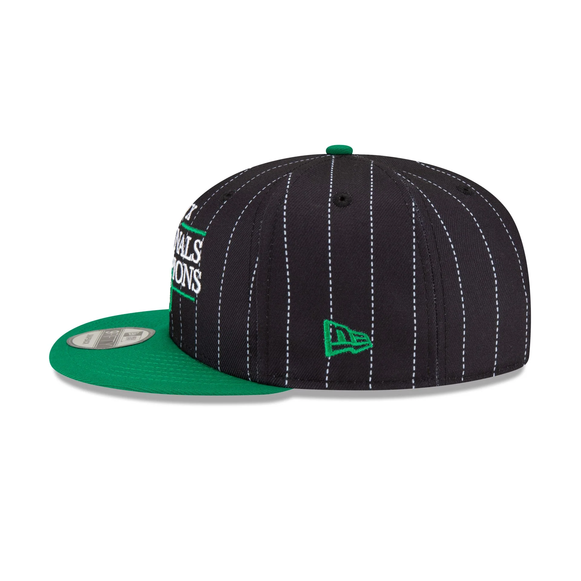 Just Caps NBA Champion Pinstripe Boston Celtics 9FIFTY Snapback Hat