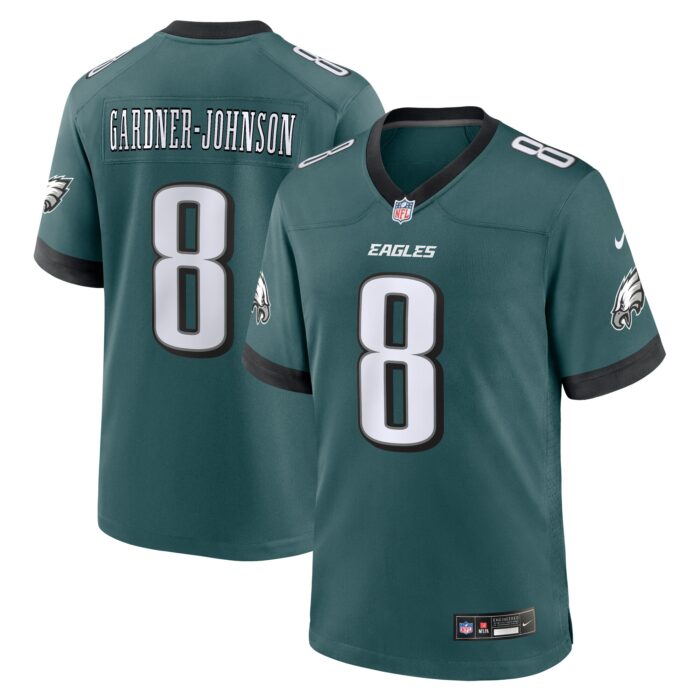 Men’s Philadelphia Eagles Chauncey Gardner-Johnson Nike Midnight Green Game Jersey