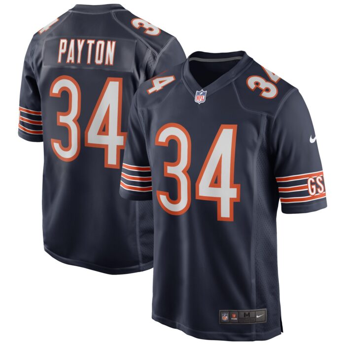 Men’s Chicago Bears Walter Payton Nike Navy Game Retired Player Jersey