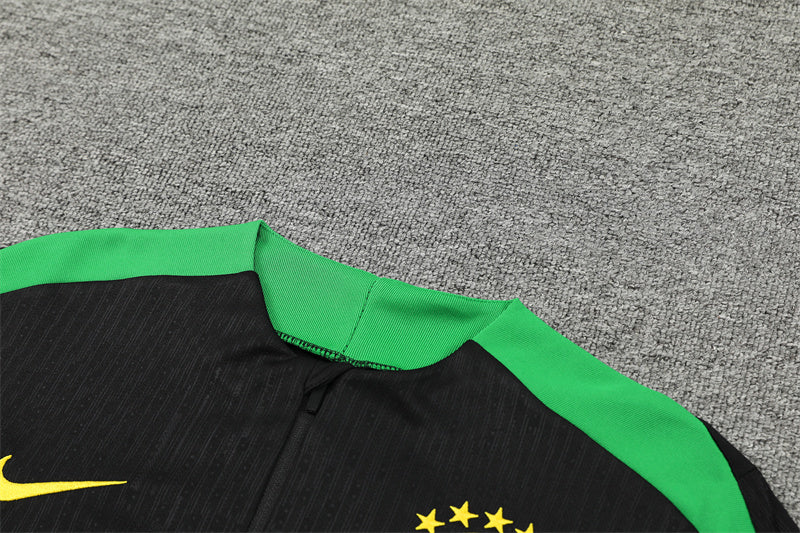 Tracksuit Brazil Black/Green Training 24/25