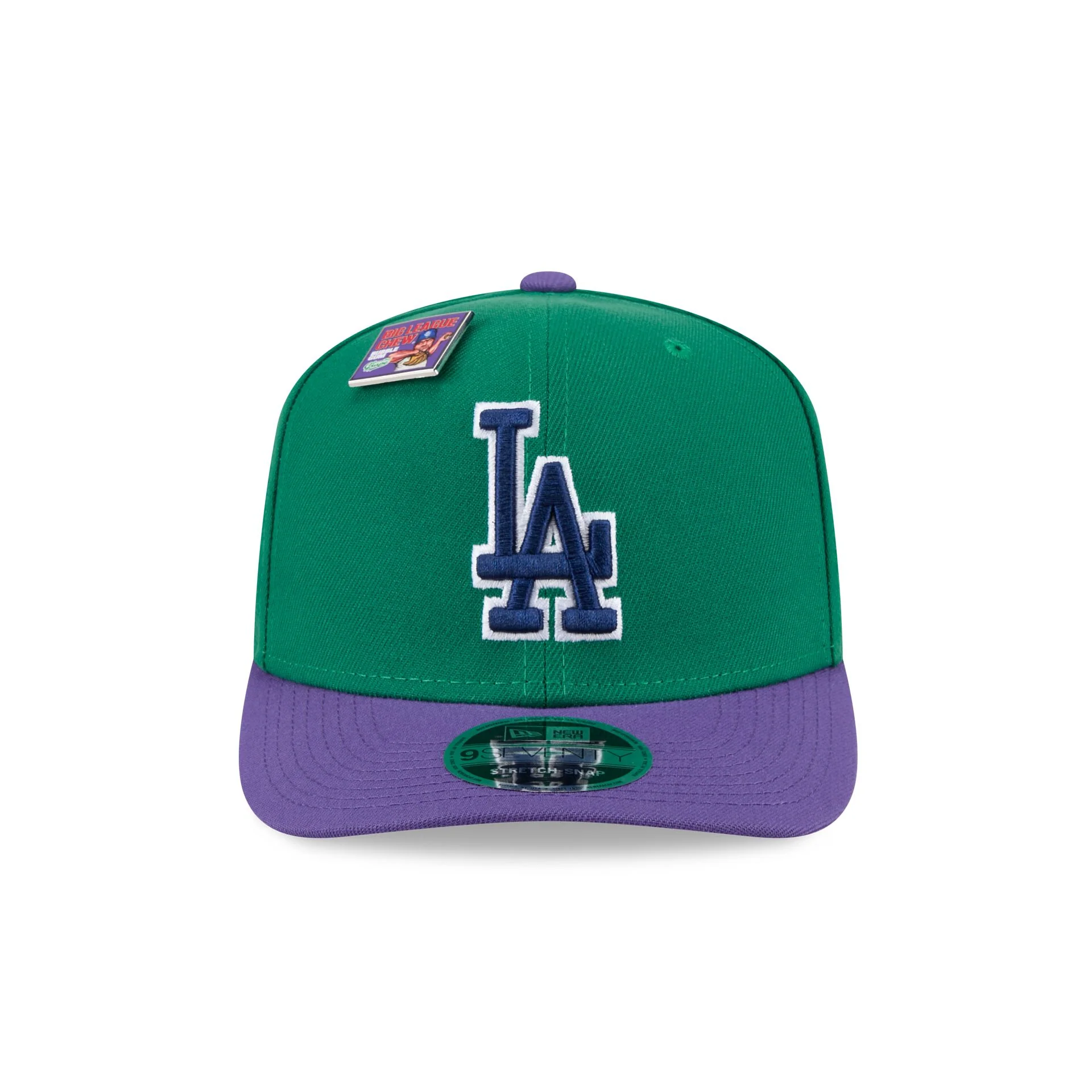 Big League Chew X Los Angeles Dodgers Ground Ball Grape 9SEVENTY Stretch-Snap Hat
