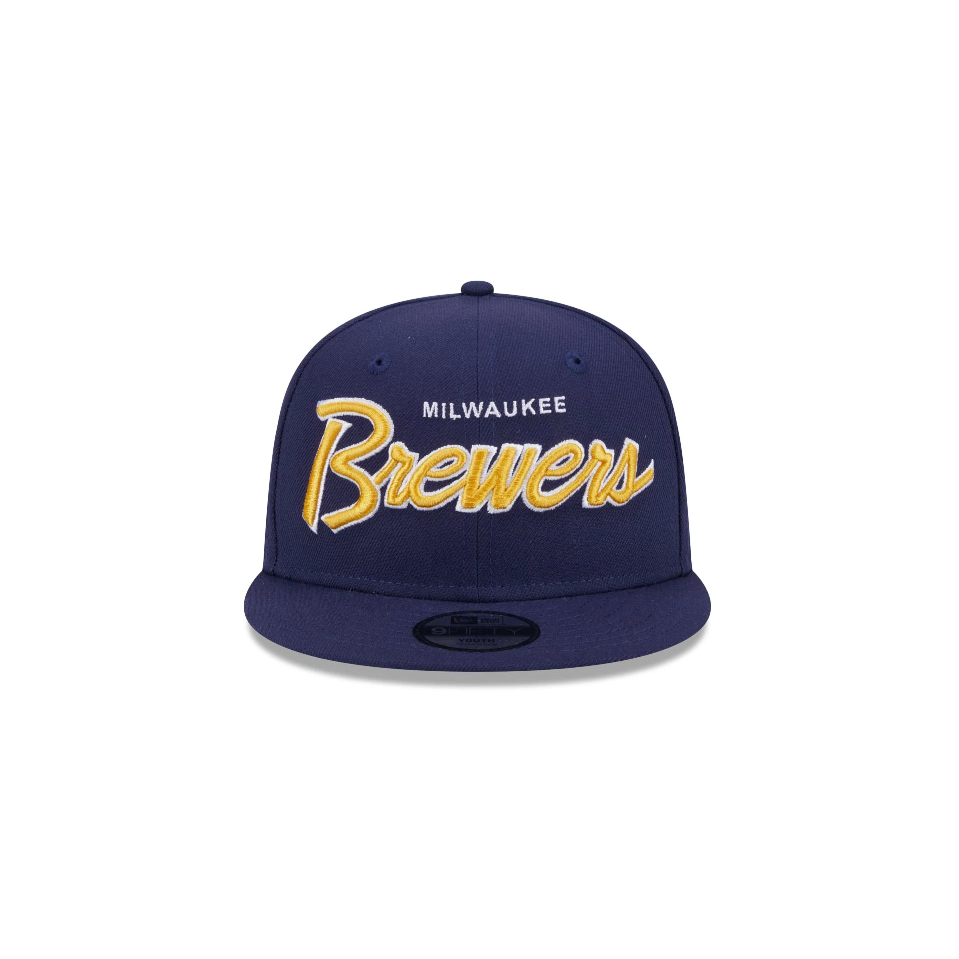 Milwaukee Brewers Script Kids 9FIFTY Snapback Hat