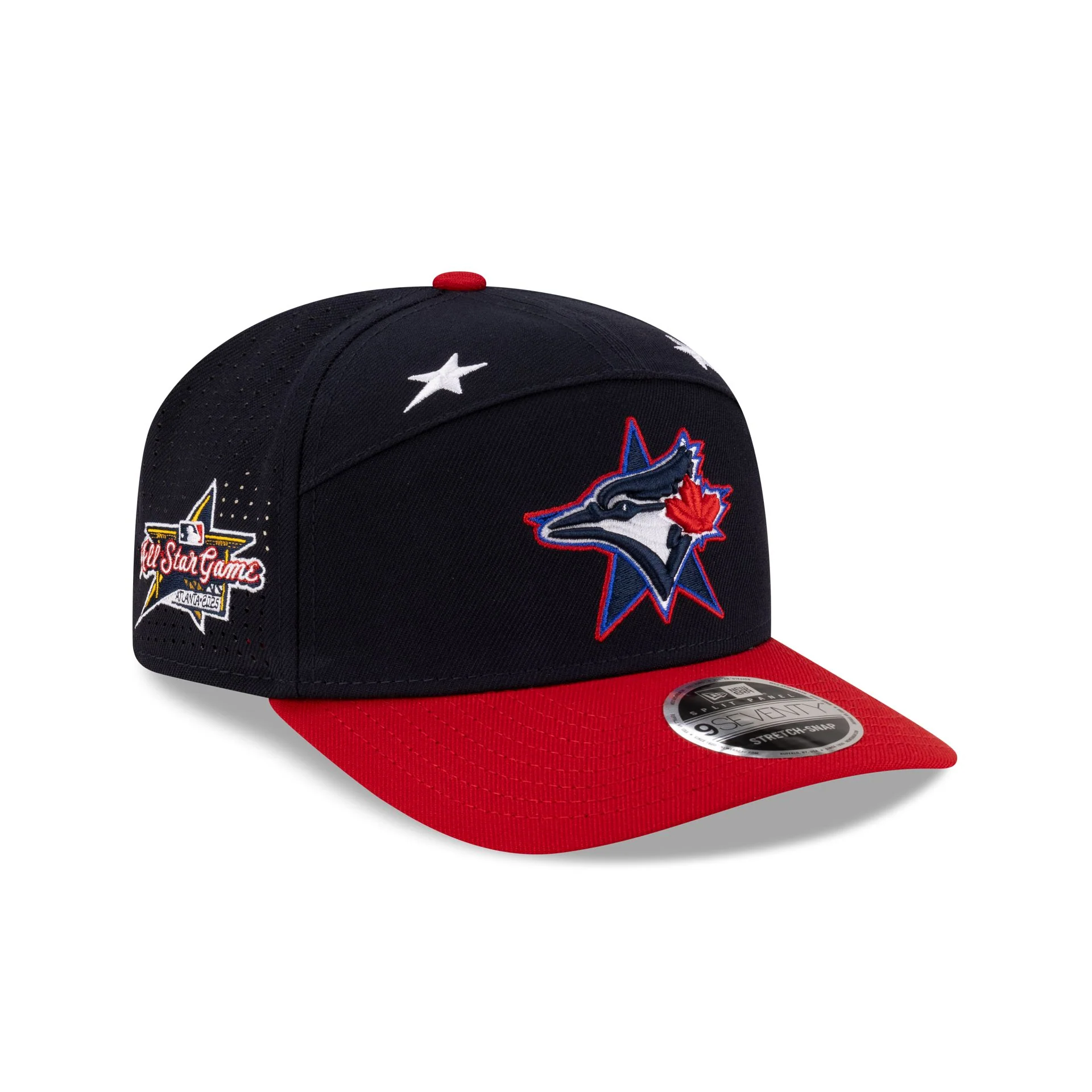 Toronto Blue Jays 2025 All-Star Game Workout Split Panel 9SEVENTY Stretch-Snap Hat