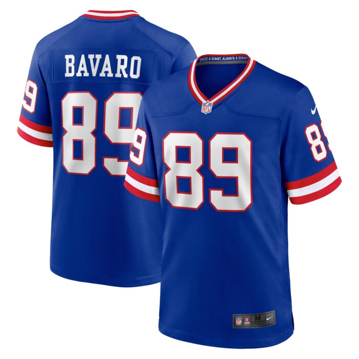 Men’s New York Giants Mark Bavaro Nike Royal Classic Retired Player Game Jersey