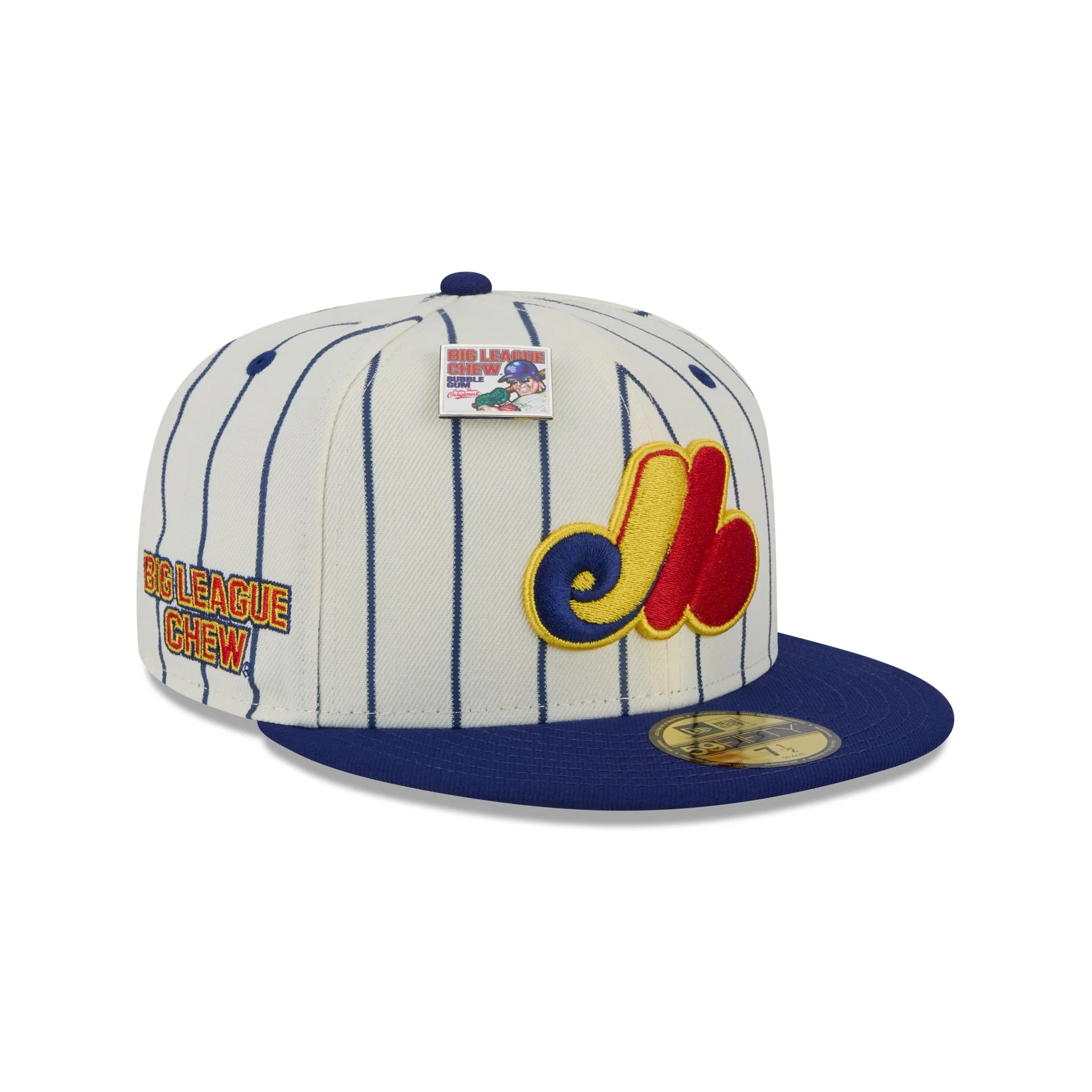 Big League Chew X Montreal Expos Pinstripe 59FIFTY Fitted Hat
