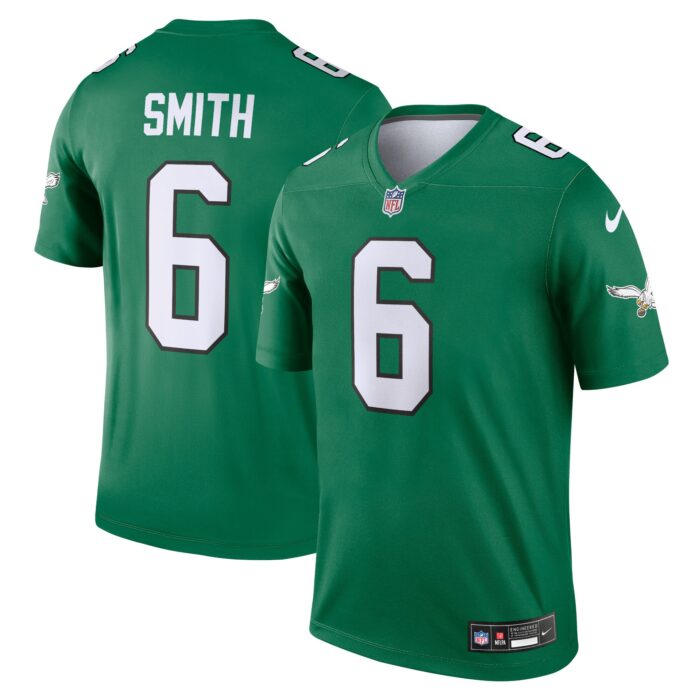 Men’s Philadelphia Eagles DeVonta Smith Nike Kelly Green Legend Jersey