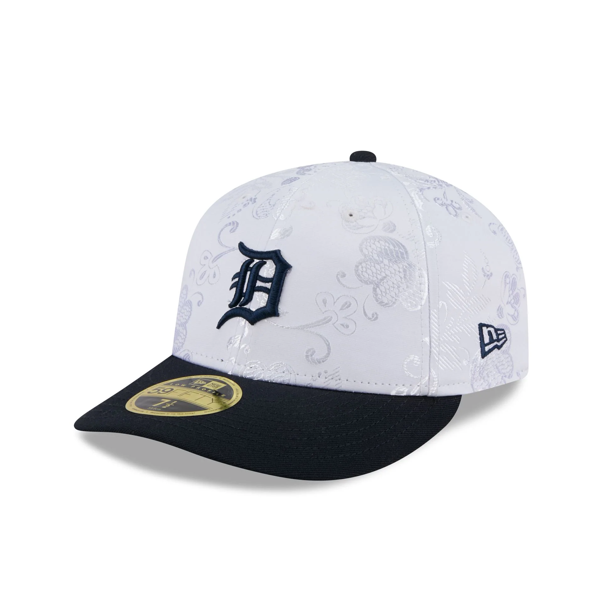 Detroit Tigers Floral Shine Low Profile 59FIFTY Fitted Hat