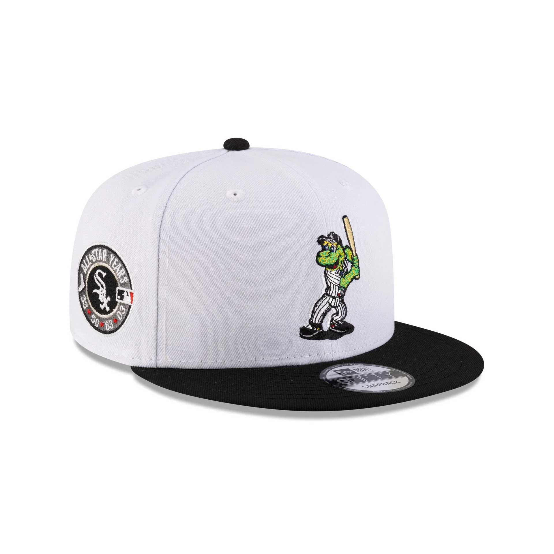 Chicago White Sox Mascot White 9FIFTY Snapback Hat