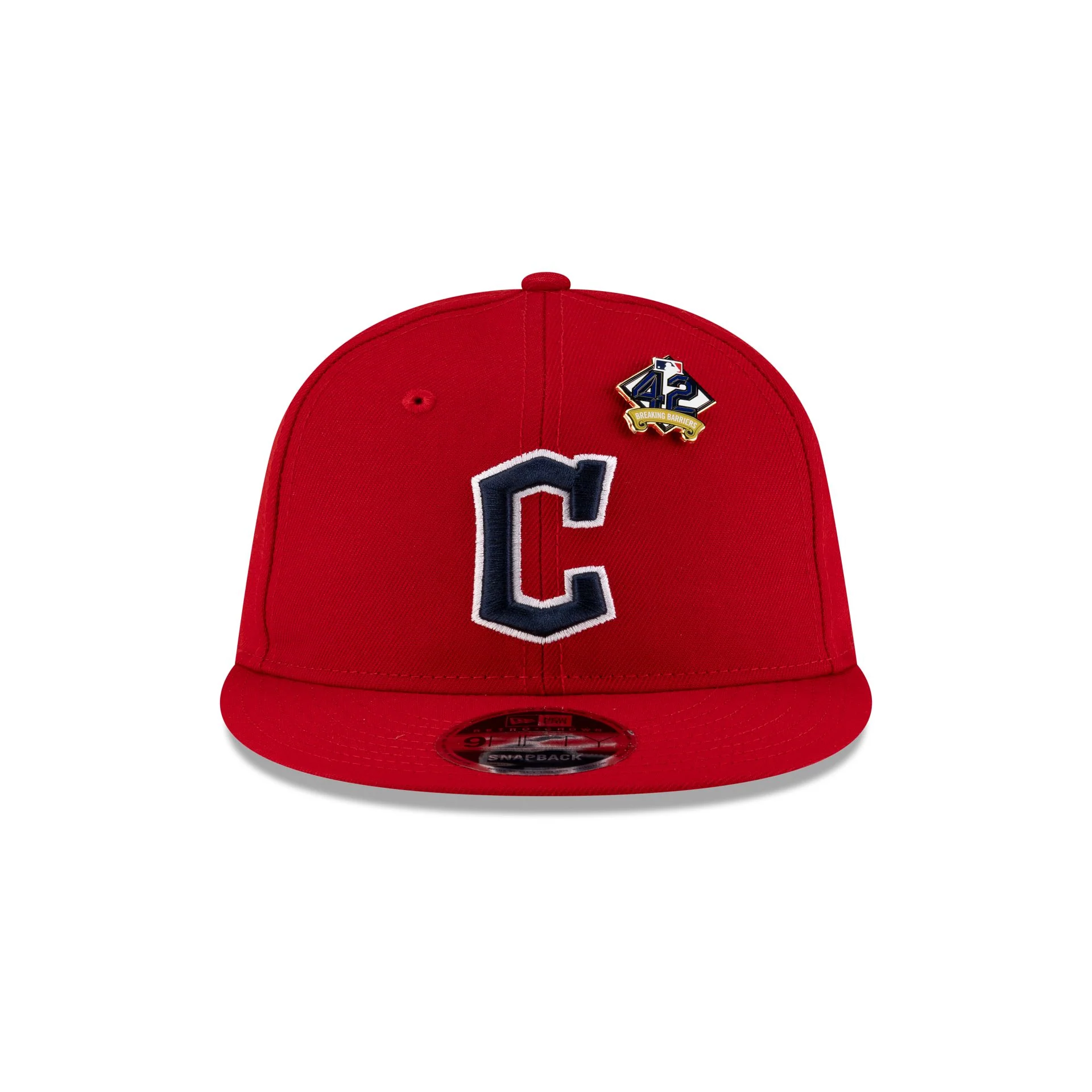 Cleveland Guardians Jackie Robinson Day 2025 Retro Crown 9FIFTY Snapback Hat