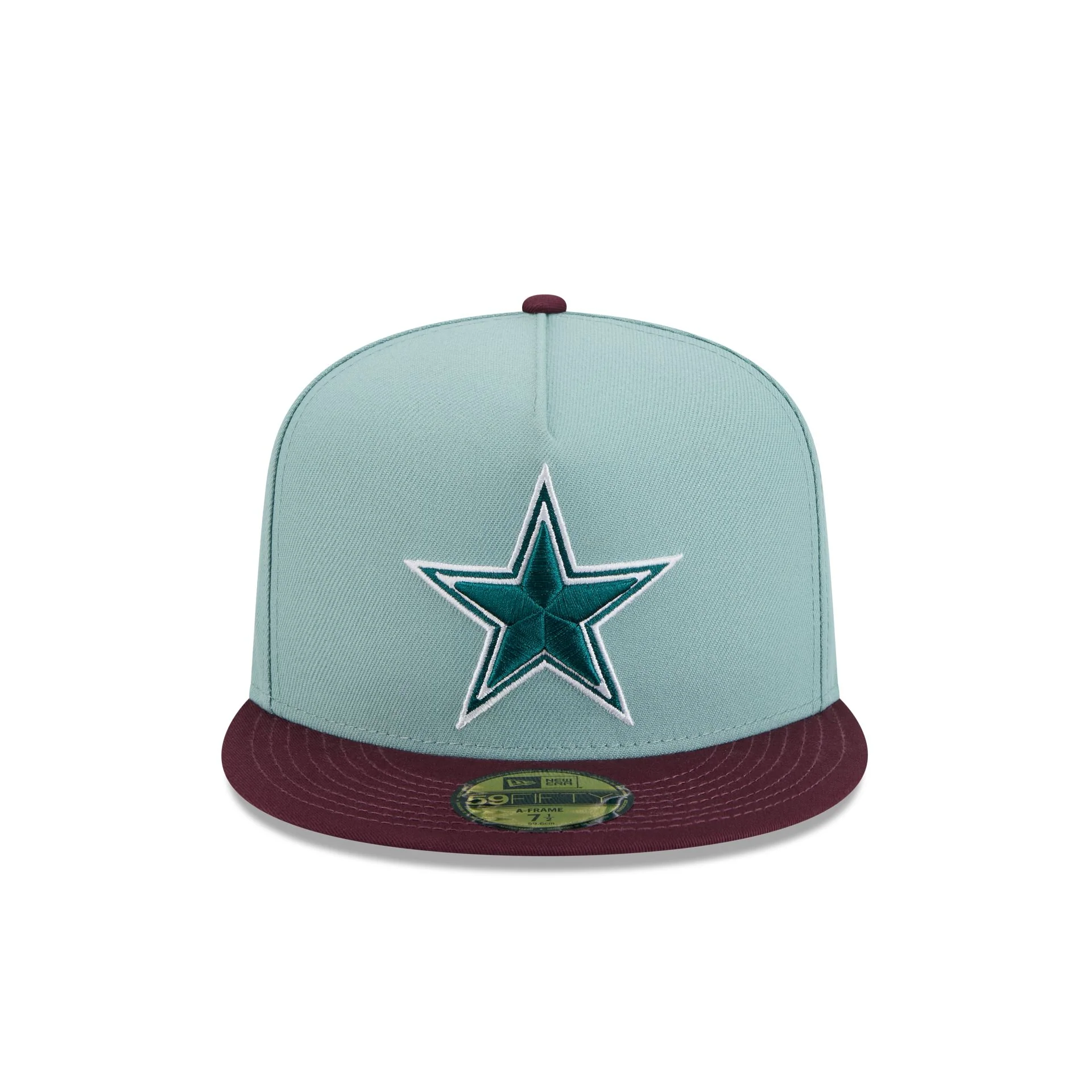 Dallas Cowboys Beach Kiss Blue 59FIFTY A-Frame Fitted Hat