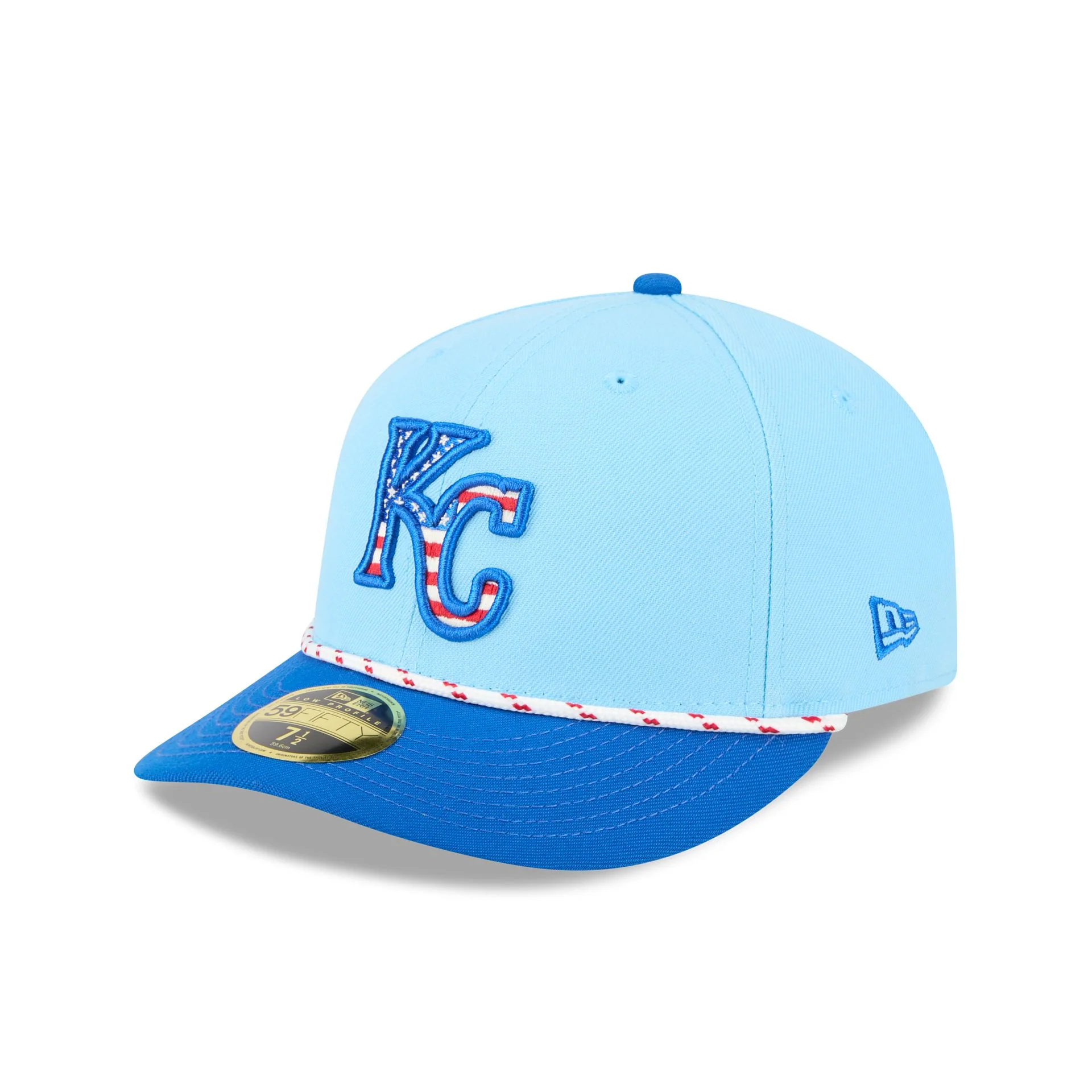Kansas City Royals Independence Day 2025 Low Profile 59FIFTY Fitted Hat