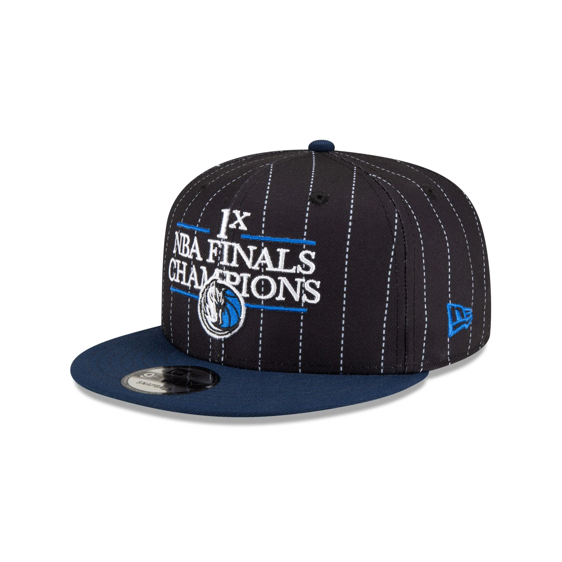 Just Caps NBA Champion Pinstripe Dallas Mavericks 9FIFTY Snapback Hat