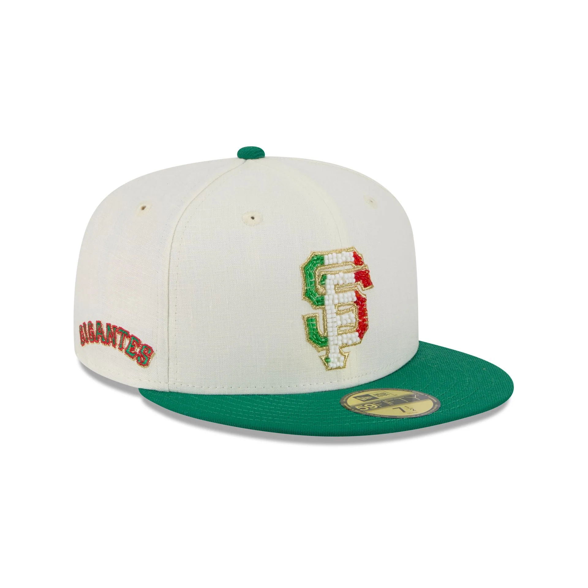 San Francisco Giants Beaded Linen 59FIFTY Fitted Hat