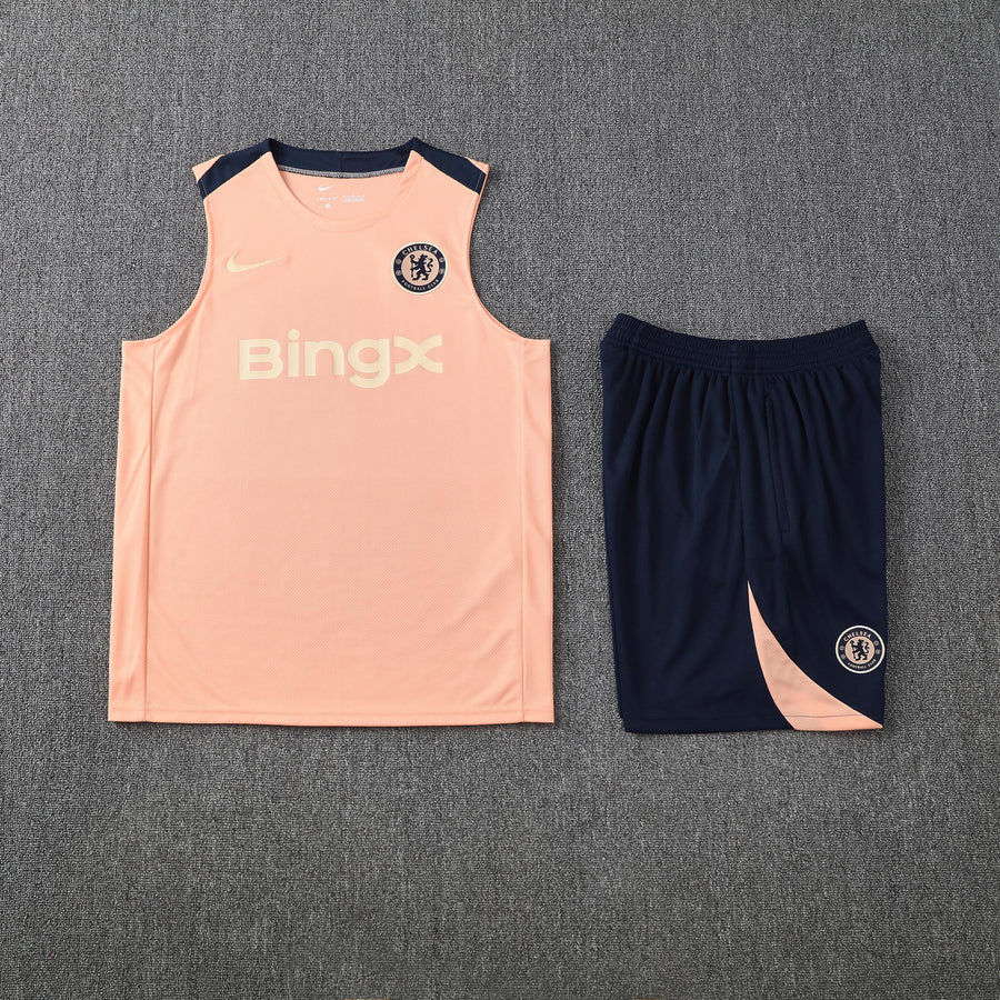 Kit Tank Top + Shorts Chelsea Pink/Black Training 25/26