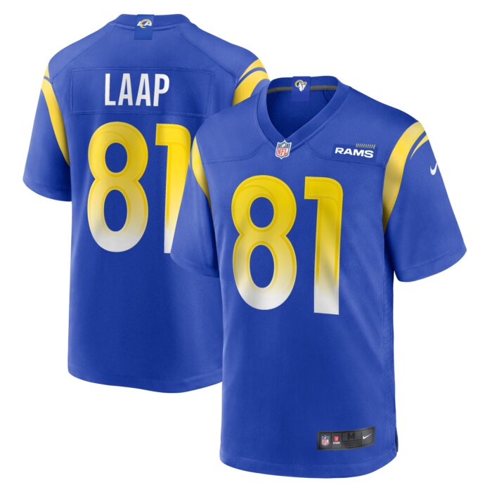 Men’s Los Angeles Rams JJ Laap Nike Royal Game Jersey