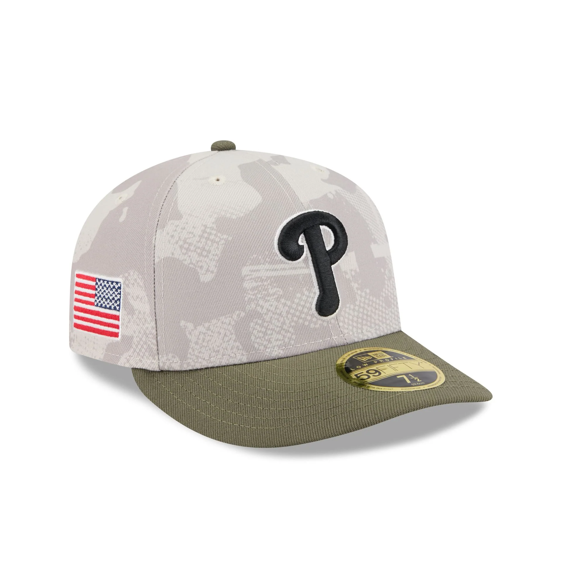 Philadelphia Phillies Armed Forces Day 2025 Low Profile 59FIFTY Fitted Hat
