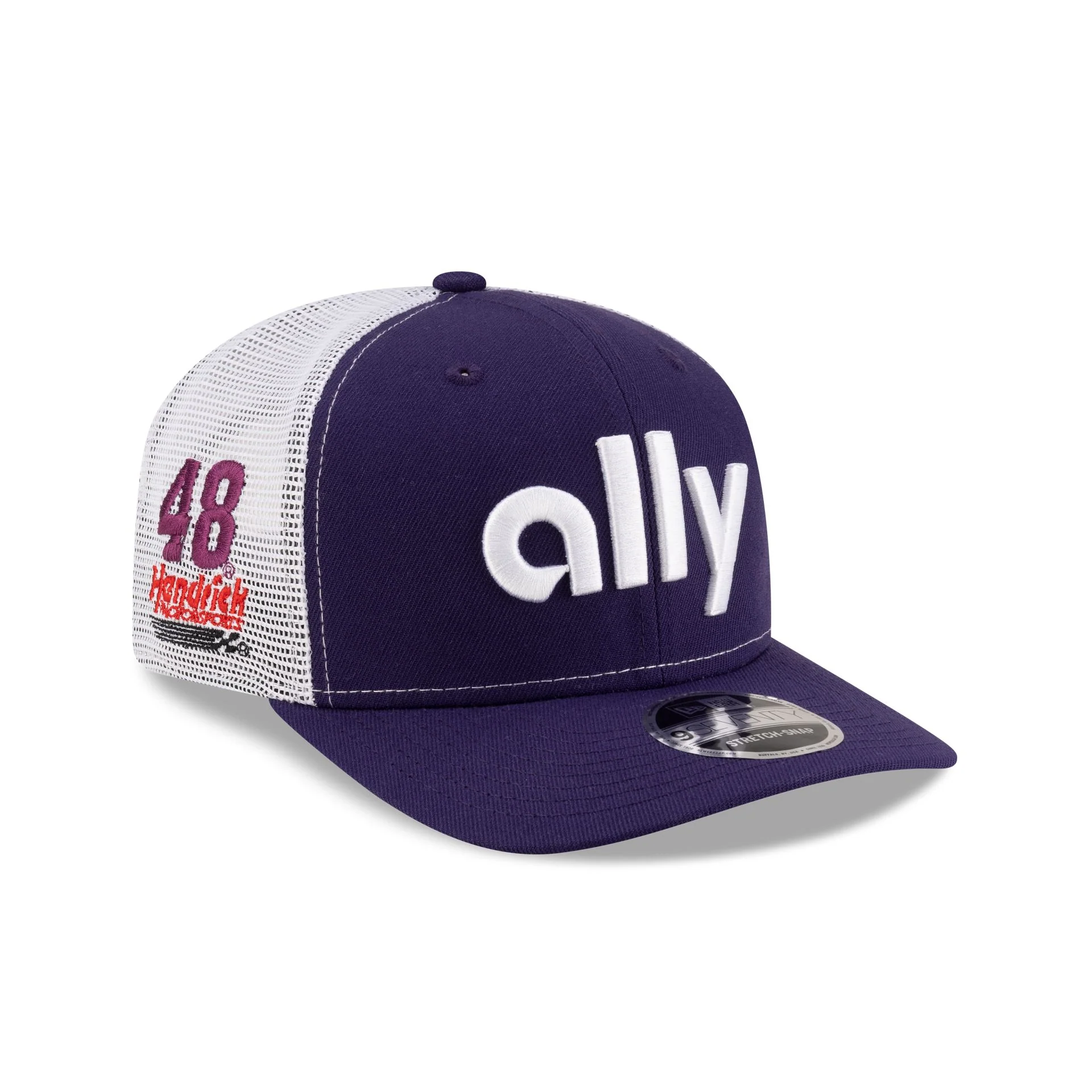 Hendrick Motorsports Alex Bowman Ally Partner 9SEVENTY Stretch-Snap Trucker Hat