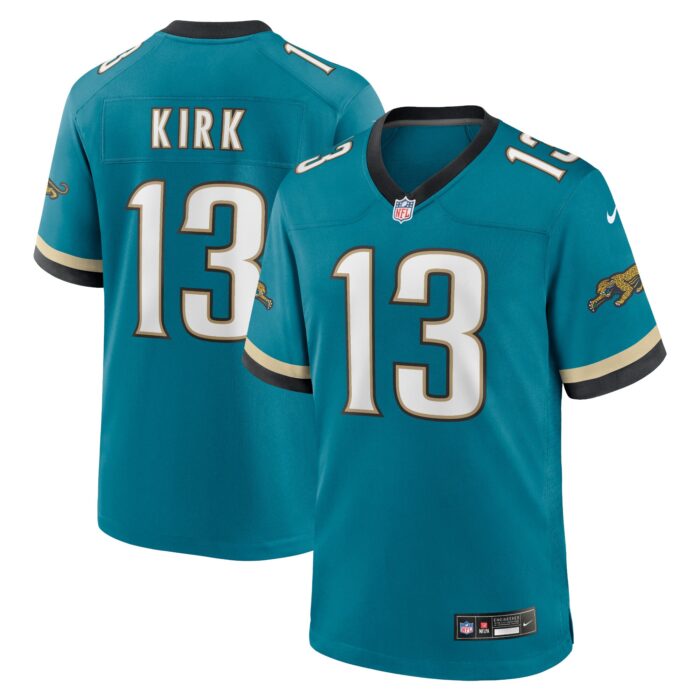 Men’s Jacksonville Jaguars Christian Kirk Nike Teal Prowler Throwback Player Game Jersey