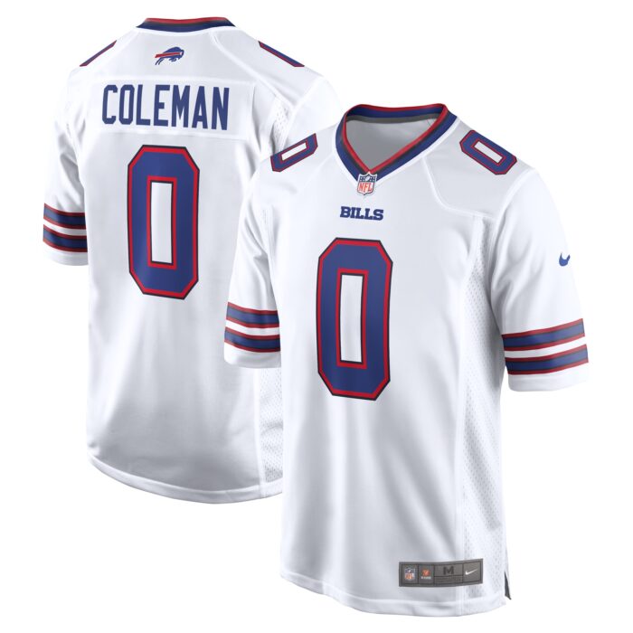 Men’s Buffalo Bills Keon Coleman Nike White Game Jersey
