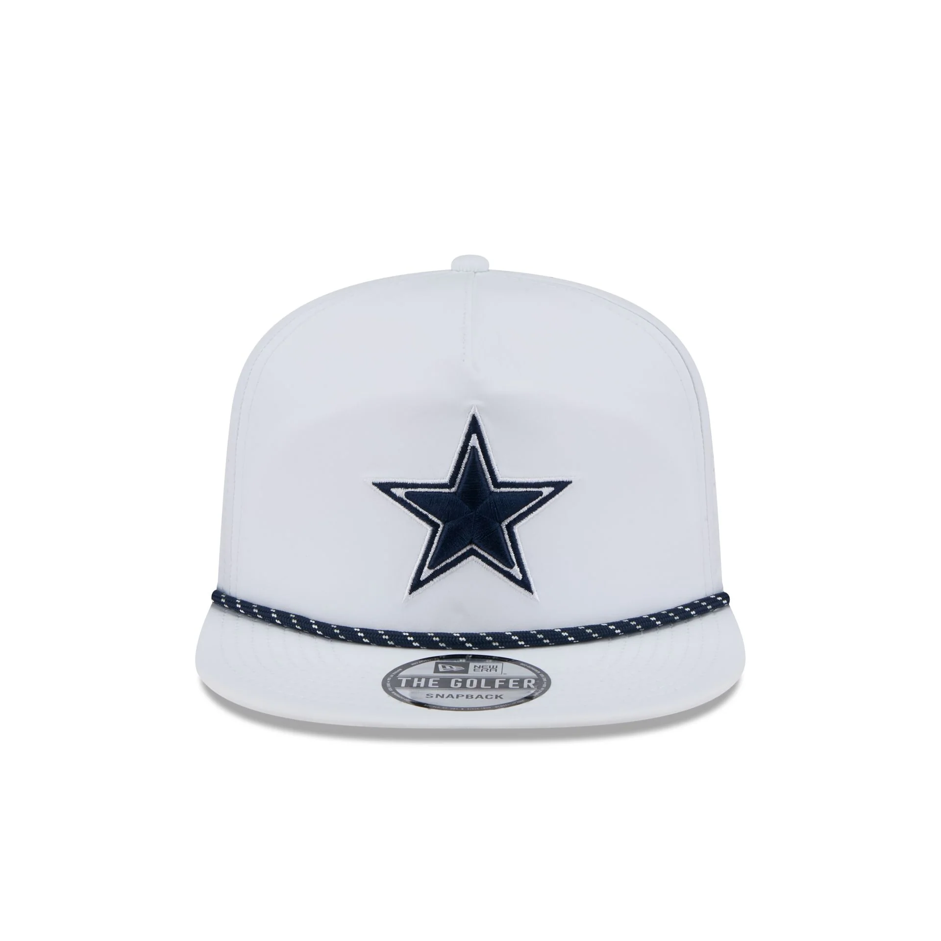 Dallas Cowboys Optic White Performance Rope Golfer Hat