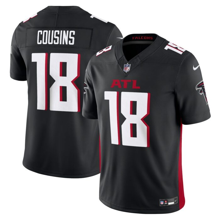 Men’s Atlanta Falcons Kirk Cousins Nike Black Vapor F.U.S.E. Limited Jersey