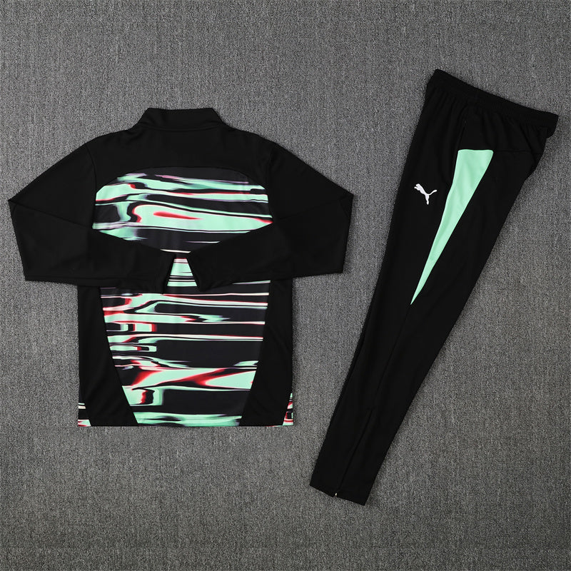 Tracksuit Portugal Black/Green Training 25/26
