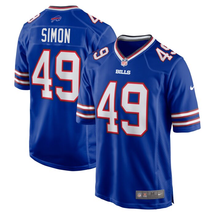 Men’s Buffalo Bills Shayne Simon Nike Royal Game Jersey