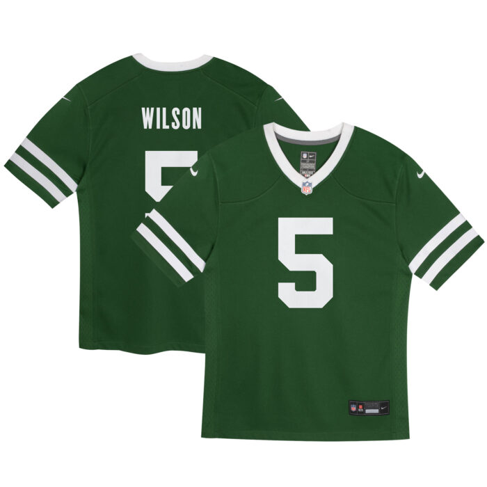 Infant New York Jets Garrett Wilson Nike Legacy Green Game Jersey