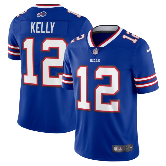 Men’s Buffalo Bills Jim Kelly Nike Royal ’90s Throwback Retired Player Limited Jersey