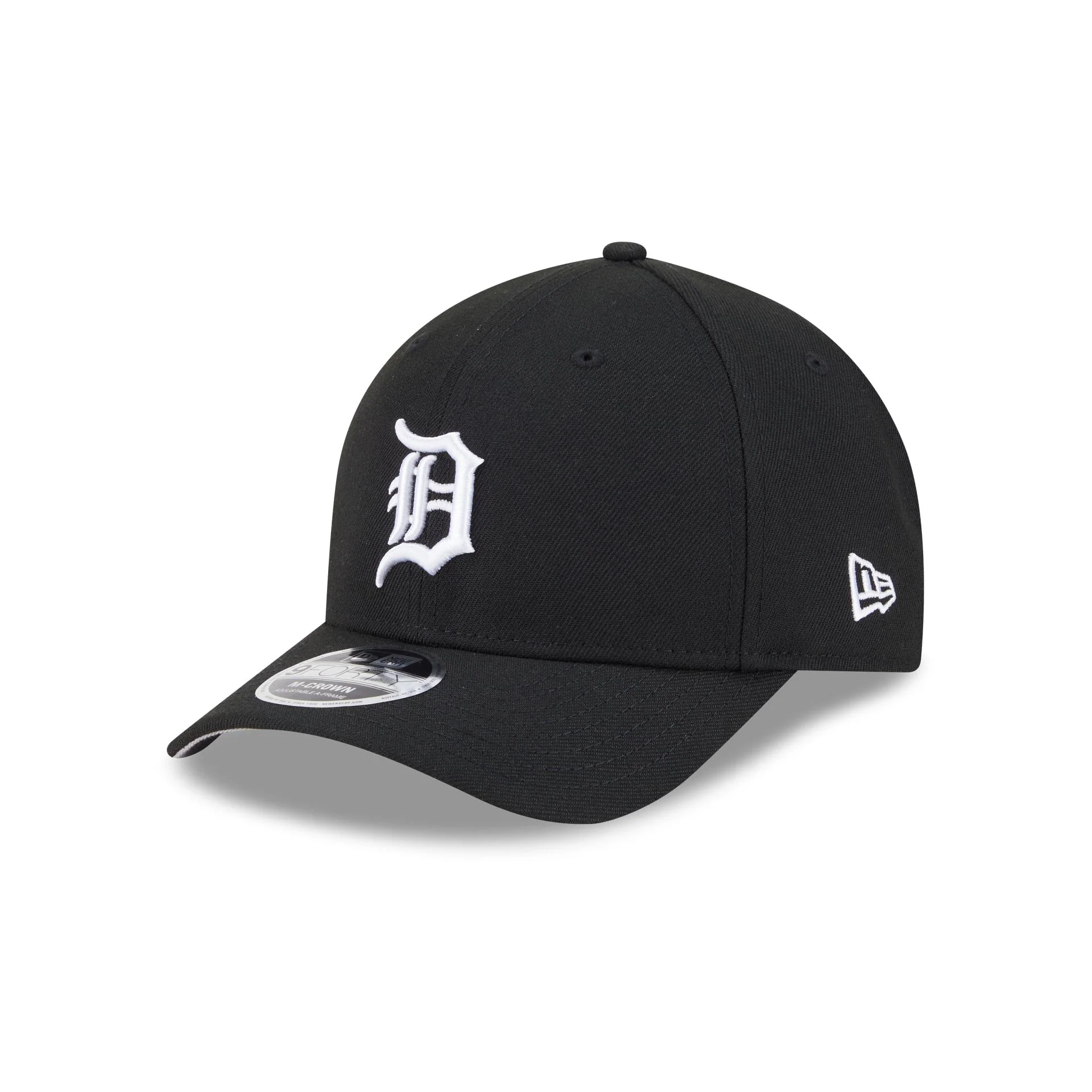 Detroit Tigers Black Authentic Collection 9FORTY M-Crown Snapback Hat