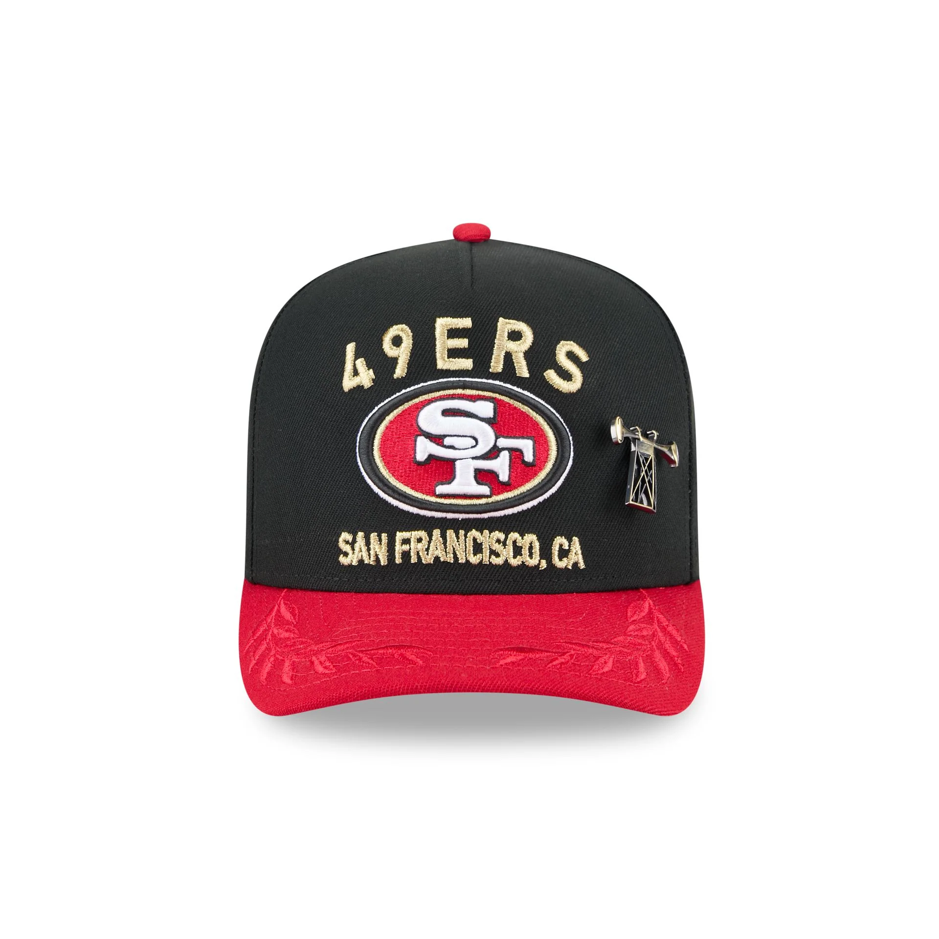 San Francisco 49ers 2025 Draft Black 59FIFTY A-Frame Fitted Hat