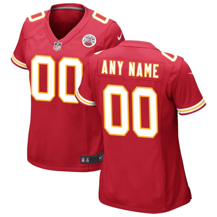 Women’s Nike Red Kansas City Chiefs Custom Game Jersey