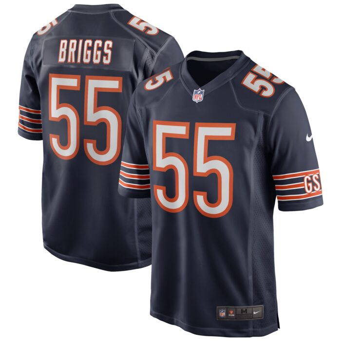 Men’s Chicago Bears Lance Briggs Nike Navy Game Retired Player Jersey