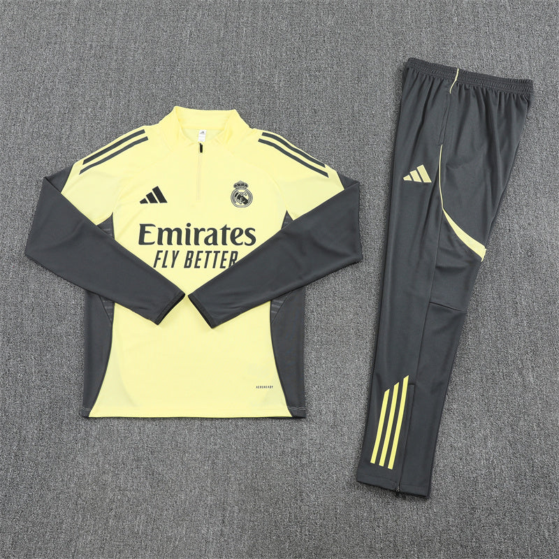 Tracksuit Real Madrid Yellow/Gray Training 25/26